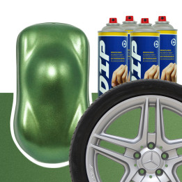 DIP Felgen-Set Apfel-grün metallic