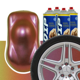 DIP Felgen-Set Chamäleon Violett/Rot/Orange/Gelb